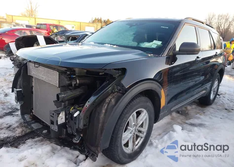 2020 Ford Explorer Xlt z USA, uszkodzony, nr VIN 1FMSK8DH6LGC05850